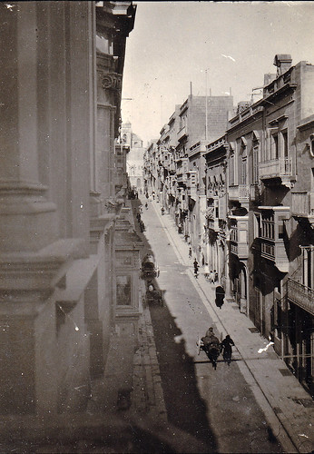 Victory Street, Senglea, Malta. 1930s.