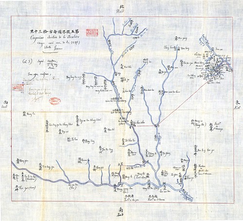 Bản đồ biên giới vùng Vân Nam theo công ước 1887
