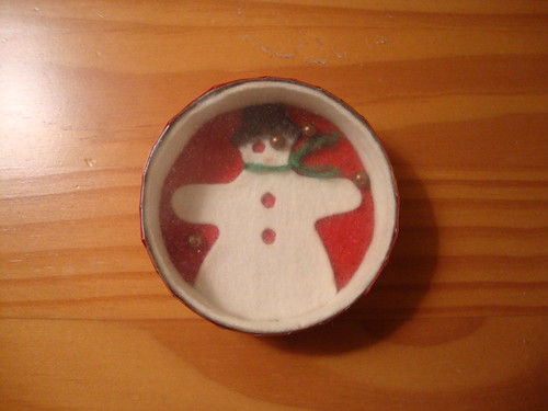 Grandmom craft:  snowman game
