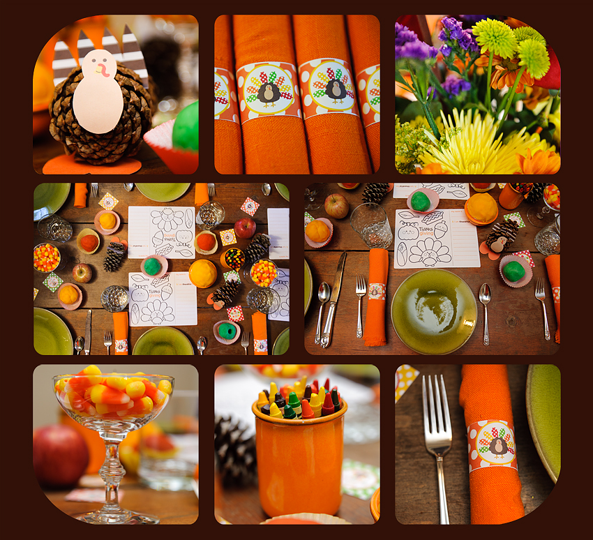 Thanksgiving Table for Kids