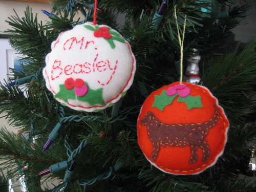 Mr. & Mrs. Beasley Ornaments
