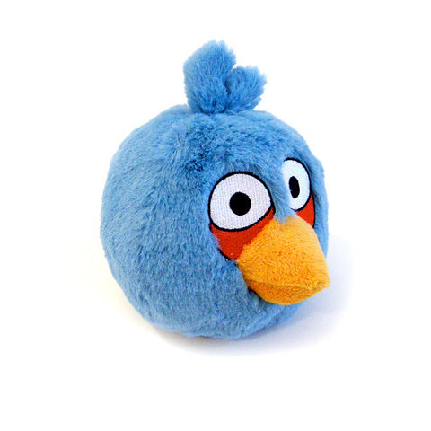 Blue - Angry Bird Plush Toy 愤怒的小鸟毛绒玩偶
