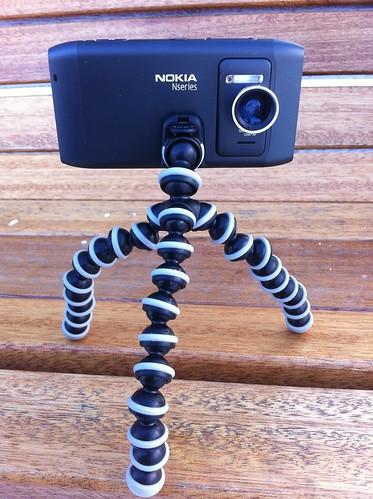 Nokia N8 with Wide Angle Lens and Joby Gorillapod