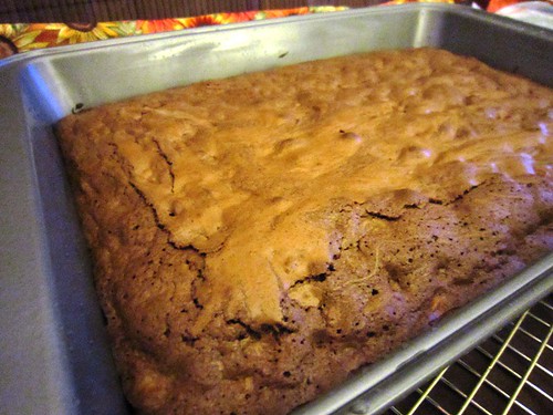 Mud cake fresh out of oven