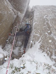 Oblique Gully, 1st Winter Ascent