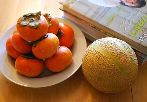 Persimmons and French Melon
