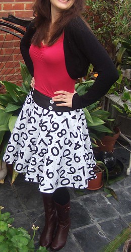 The numbers skirt