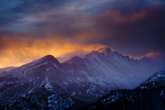 Rocky Mountain Fire, Long's Peak, Colorado