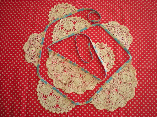 doily bunting for gracie