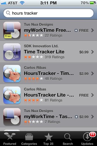 Hour Tracking and Time Sheet Apps