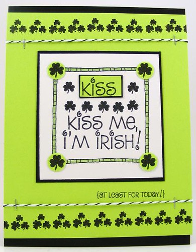 Kiss Me, I'm Irish Card