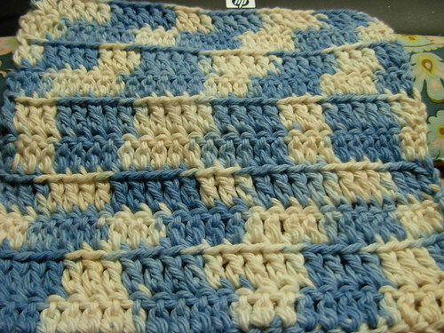 January 14, 2011 - Crocheted dishcloth