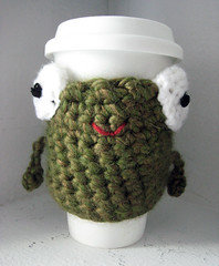 frog cup cozy