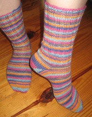 Simple striped socks