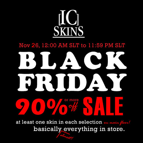 ic skins black friday sale 2010