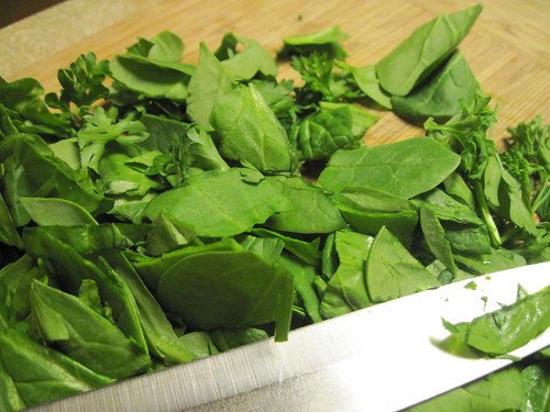 Spinach, Parsley