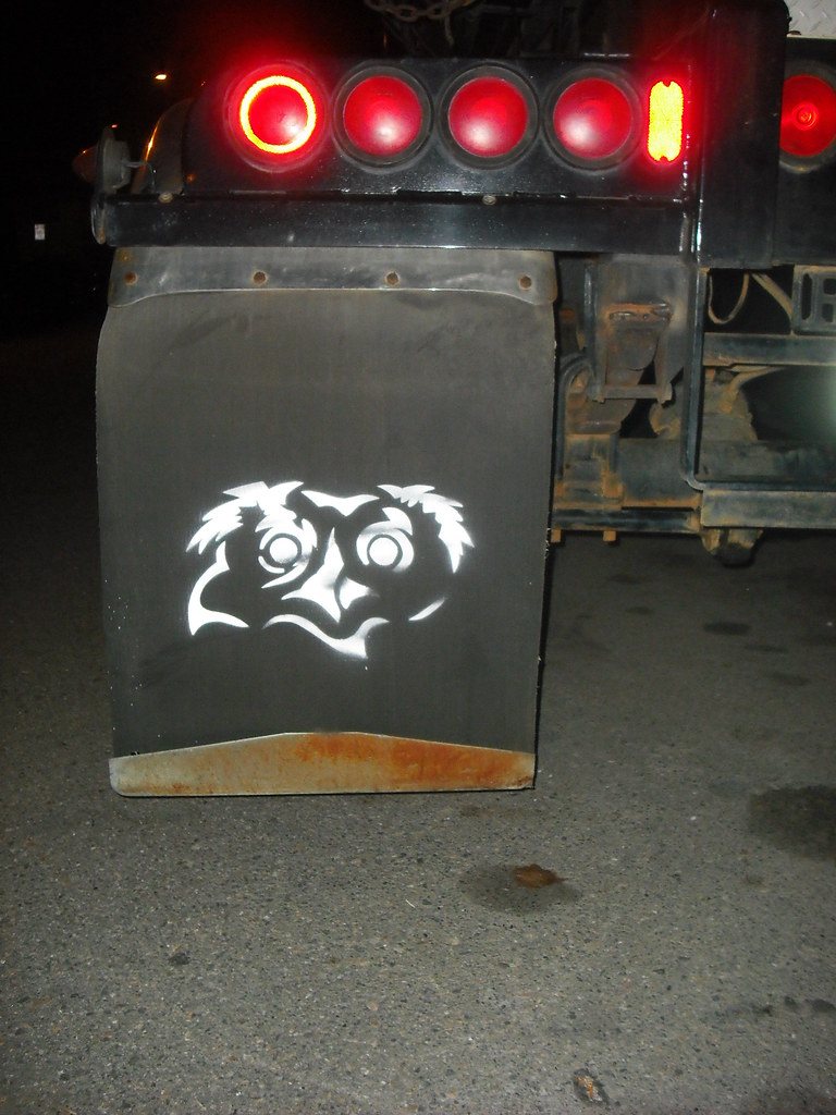 NIGHT OWL stencil - Oakland, Ca