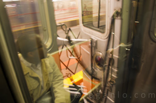 Man on New York City Subway