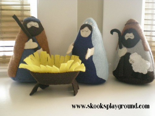 Felt Nativity - So Far . . .