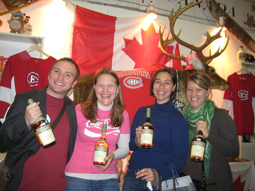 At the Canada booth