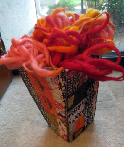 yarn vase