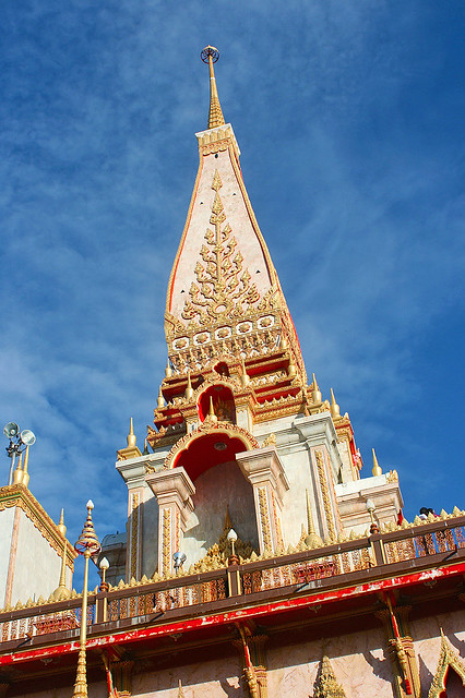 Wat Chalong temple spire