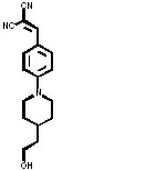 2-(4-(4-(2-hydroxyethyl)piperidin-1-yl)benzylidene)malononitrile