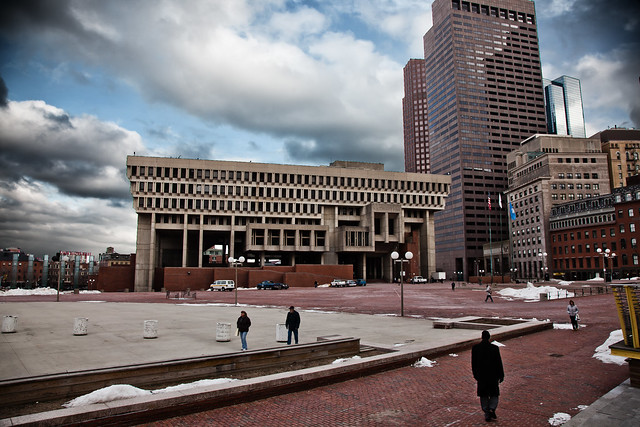 Boston City Hall [EOS 5DMK2 | EF 24-105L@24mm | 1/250 s | f/7.1 | ISO200]