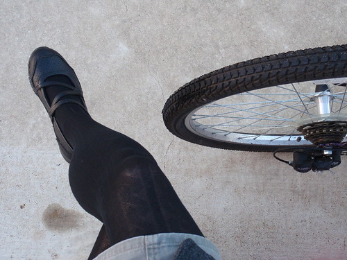 Leg and Bike