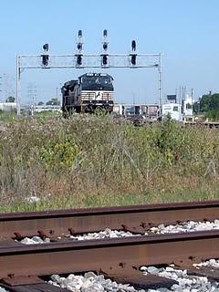 Eastbound Norfolk Southern transfer train approaching Hayford Junction. Chicago Illinois. July 2007. by Eddie from Chicago