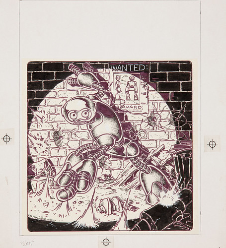 MIRAGE STUDIOS PRESENTS "Gobbledygook" #1 // Cover art - ink on vellum  (( 1984 )) [[ Courtesy of Heritage Auction Galleries ]]
