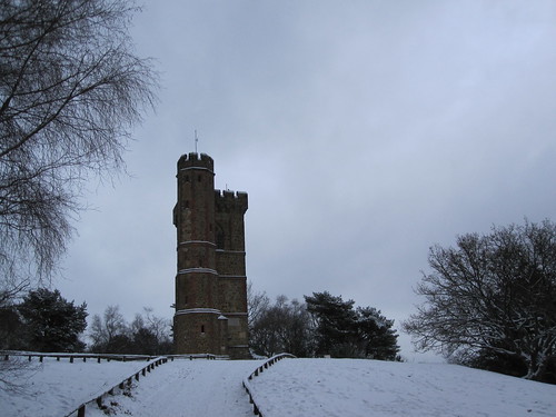 Leith Hill in the snow