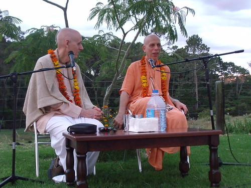 his grace sankarsan das adhikar  and his holiness prahladananda swami