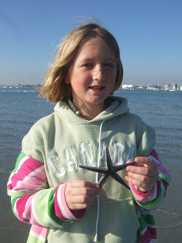 Jacky finds a nice beaded starfish