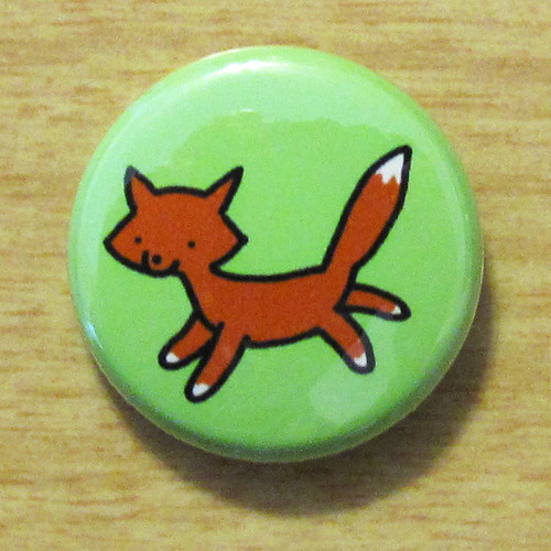 Woodland Fox - Button 01.13.11
