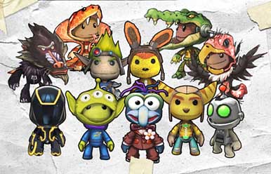 LittleBigPlanet 2 Collector's Edition DLC costumes