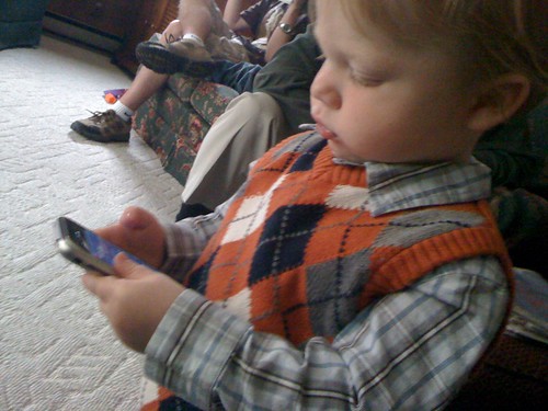 101125 Thanksgiving 03 - Coleman on iPhone