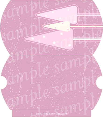 printable gift box template. Lavender Box Template to Print