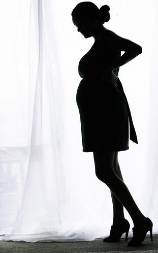 baby bump silhouette