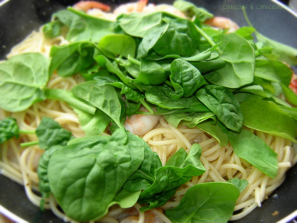 Spaghetti with Shrimp & Lemon Oil 3