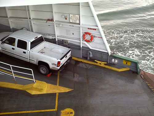 Whidbey Island Ferry - Back of the Boat