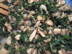 Mushroom and Spinach