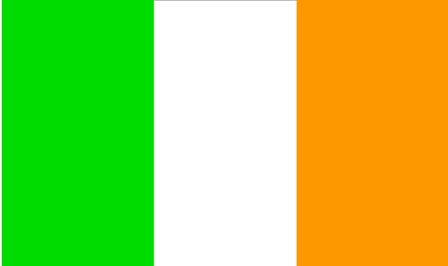 флаг оранжевый белый зеленый
