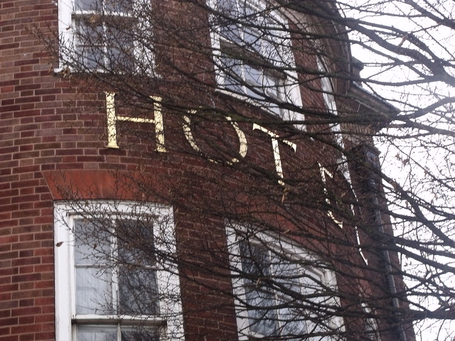 The Station Hotel, Dudley - Hotel sign