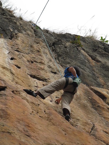 Rock Climbing - intermediate route