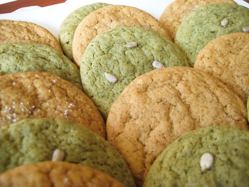 Green Tea & Ginger Molasses Cookies