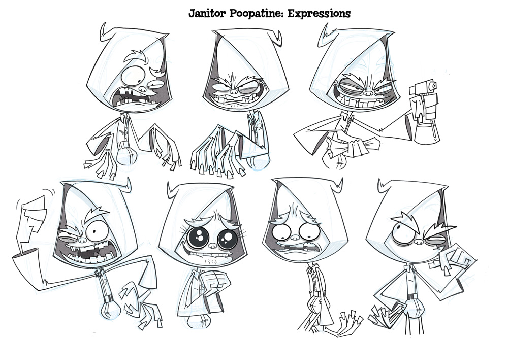 Janitor Poopatine Expressions