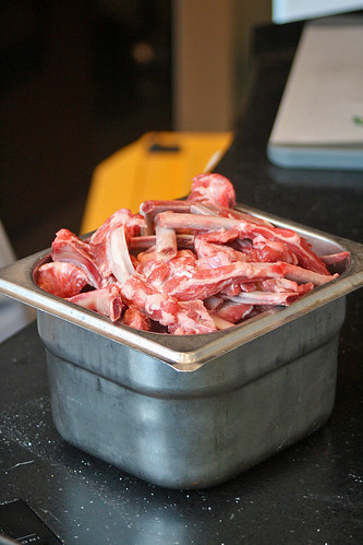 Lamb trimmings are available from a private butcher who can set them aside for you upon request