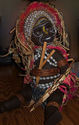 African Warrior Doll