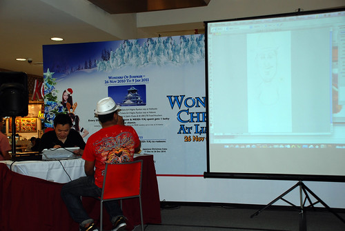 digital caricature live sketching @ Liang Court - day 1 - 30